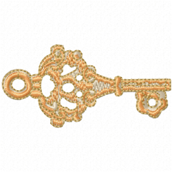 Keys Embroidery Design 3
